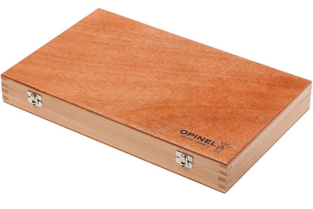 Универсальный Набор Ножей 10 штук в деревянной коробке Opinel 