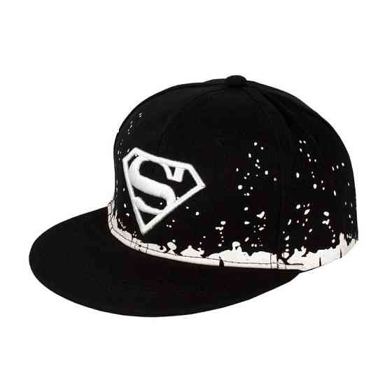 Кепка с прямым козырьком черная Snapback Киев