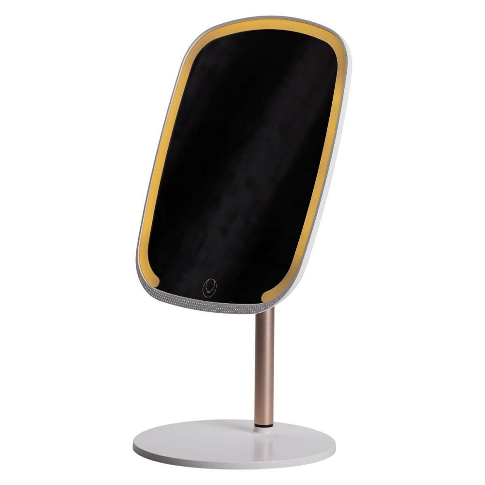 Настільне дзеркало з підсвічуванням 23х18 см для макіяжу на ніжці Біле HP-10-6AW Київ - фото 4