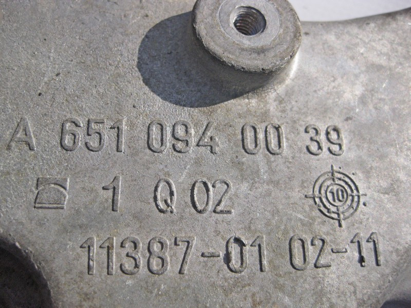 Mercedes-Benz  A6510940039 Кронштейн повітропроводу дросельної заслінки для двигуна OM651 R4 2.2 cdi C-Class W204 E-Class W212 C207 S-Class W221 Одесса - изображение 3