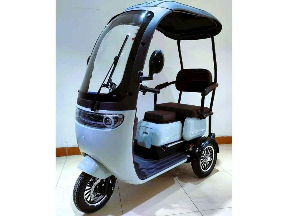 Электрический трицикл «Handy» HD-74410 (1) 1 ЯЩИК АККУМ., двигатель 800W, аккумулятор 72V/20Ah, колеса 300-10 ТМ Киев - изображение 1