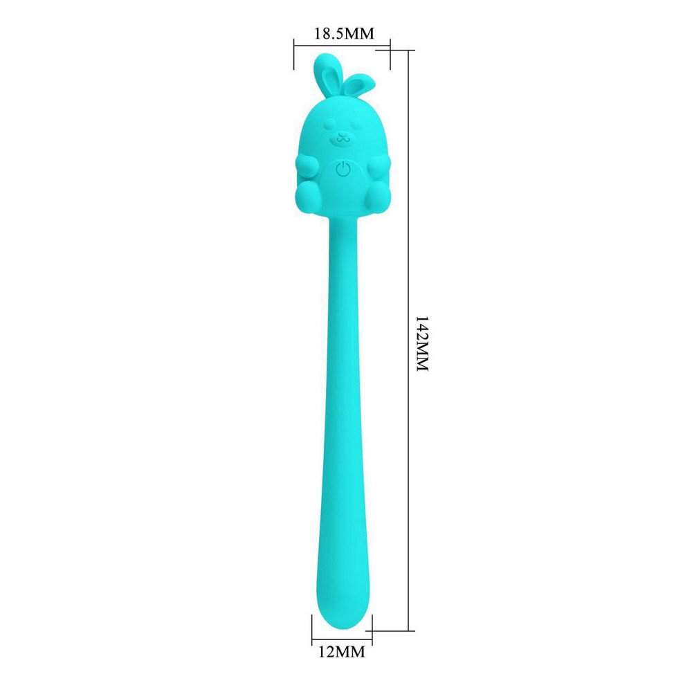 Вібратор CUTE BUNNY, Flirting Stick, 7 vibration functions, Magnetic USB charging Sex Aura Київ - фото 8