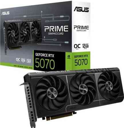 Видеокарта ASUS GeForce RTX 5070 Prime OC 12Gb. GDDR7 DLSS4 Киев