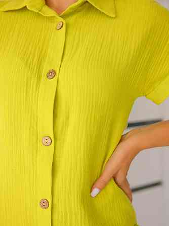 Літня муслінова сукня-сорочка "Erika" | Норма і батал Київ