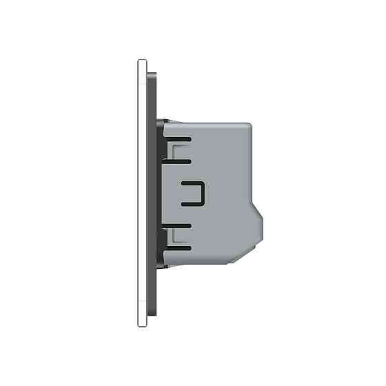 LIVOLO Розумний сенсорний ЕС вимикач 1 сенсор LIVOLO сірий матове скло Коломыя