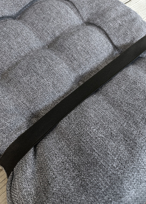 Подушка для стільців (40x120х4 см) подвійна Decorator Мальмо колір сірий 84-157 Київ - фото 8