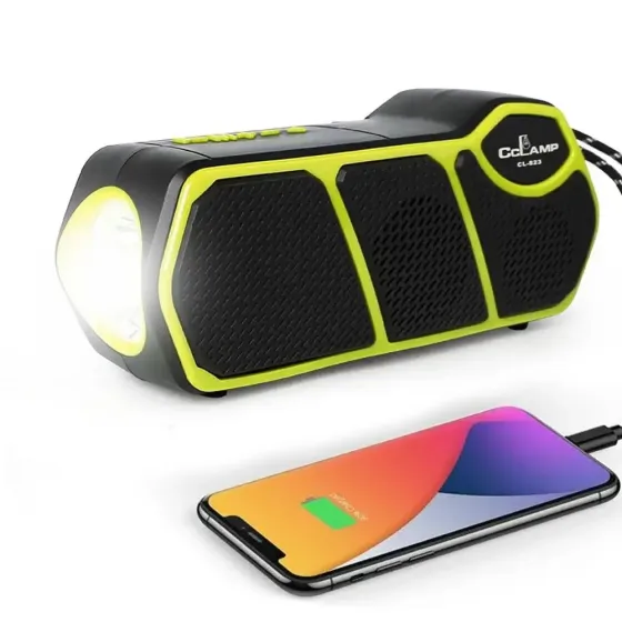 Bluetooth колонка CL-823,з сонячною панеллю та ліхтариком SBR Київ