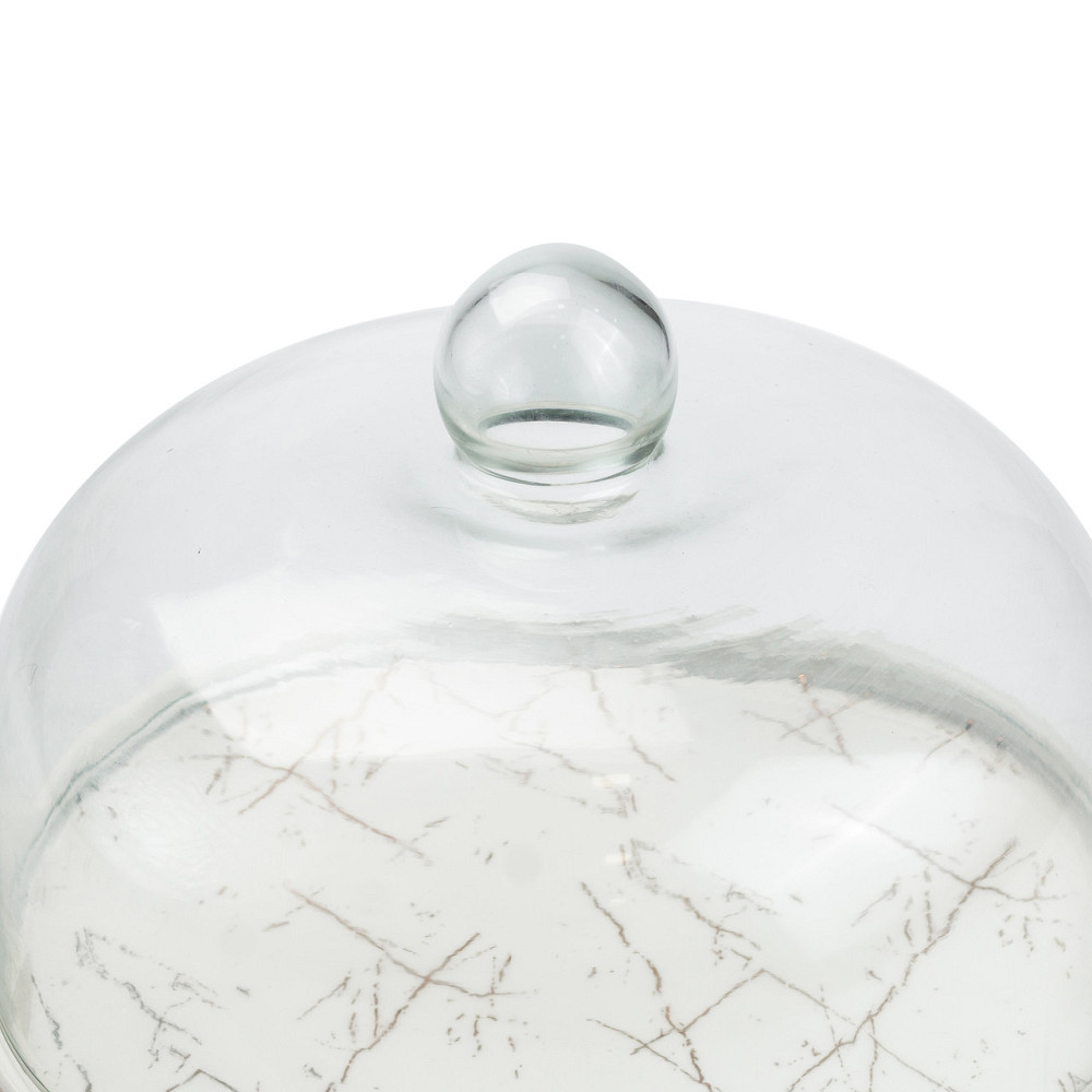 Yiwu порцелянова тортівниця зі скляною кришкою на бамбуковій підставці Киев - изображение 4