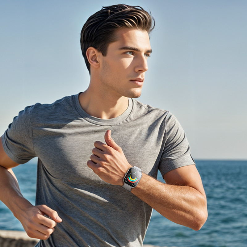 Смарт-годинник HOCO Y28 AMOLED 49mm. 200 mAh. IP67 Smart sports watch (call version) Silver Одеса - фото 3