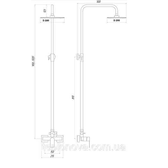 Душевая система TOPAZ CAPRI TCA-15702-H37 Черновцы
