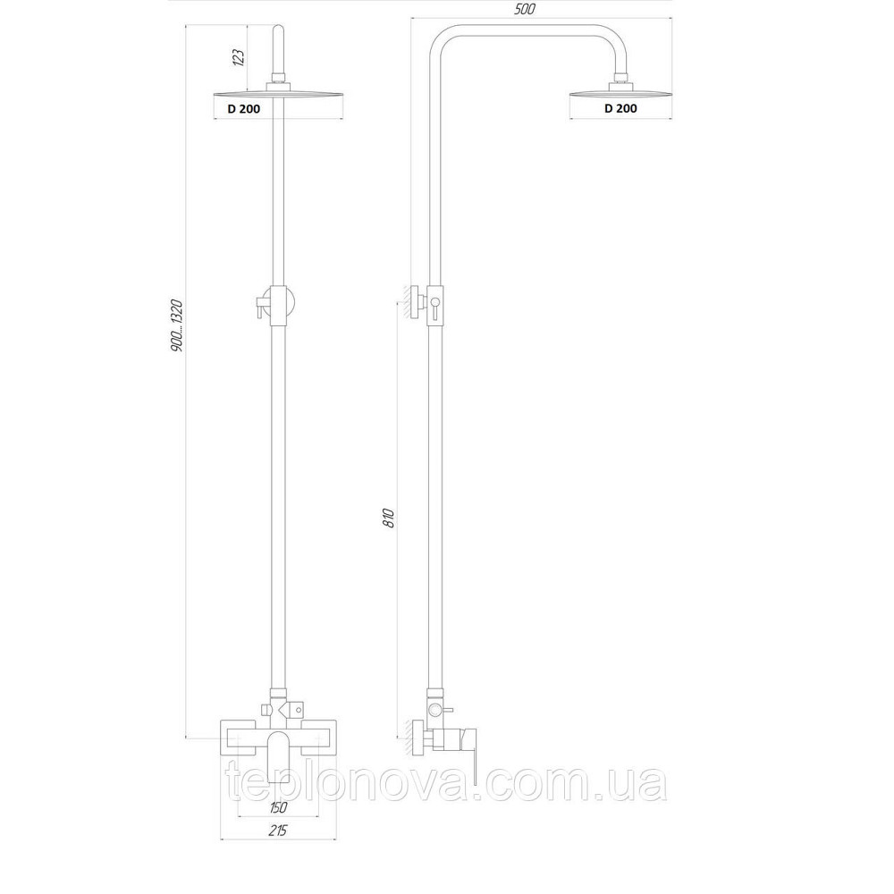Душевая система TOPAZ CAPRI TCA-15702-H37 Черновцы - изображение 6