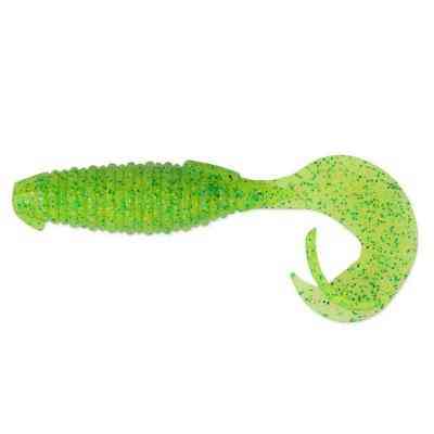 Силикон рыболовный Keitech Flapper Grub 4&quot; (7 шт/упак) ц:424 lime chartreuse (1551.09.52) Вінниця