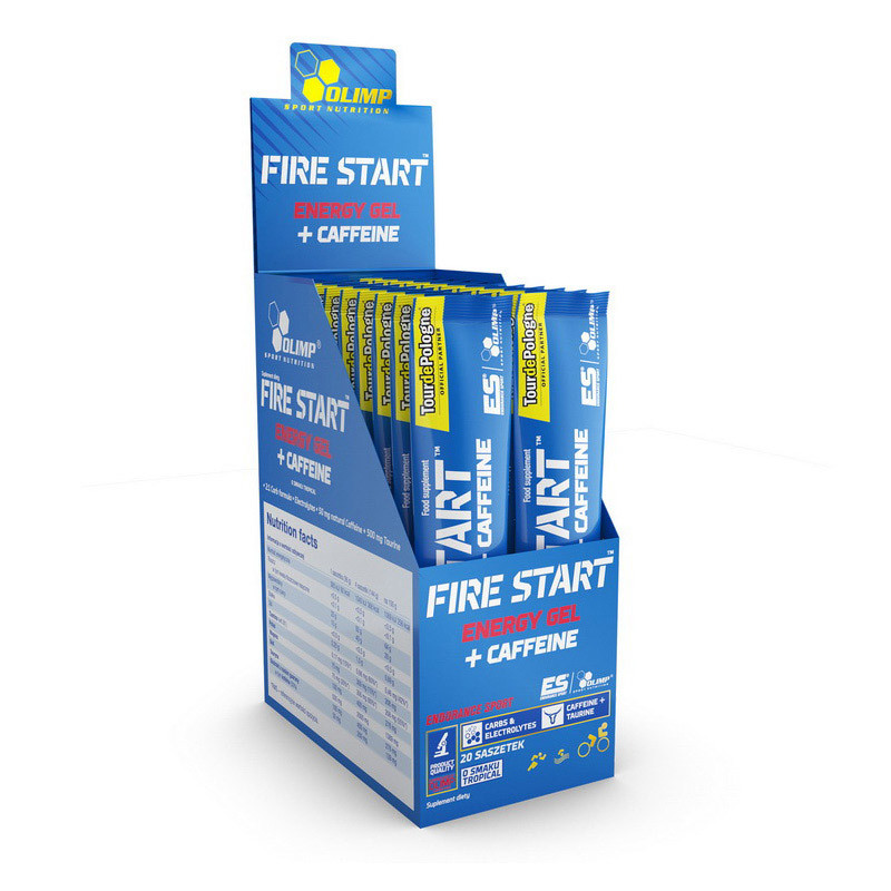 Fire Start Energy Gel + Caffeine (36 g, tropical) Луцьк - фото 1