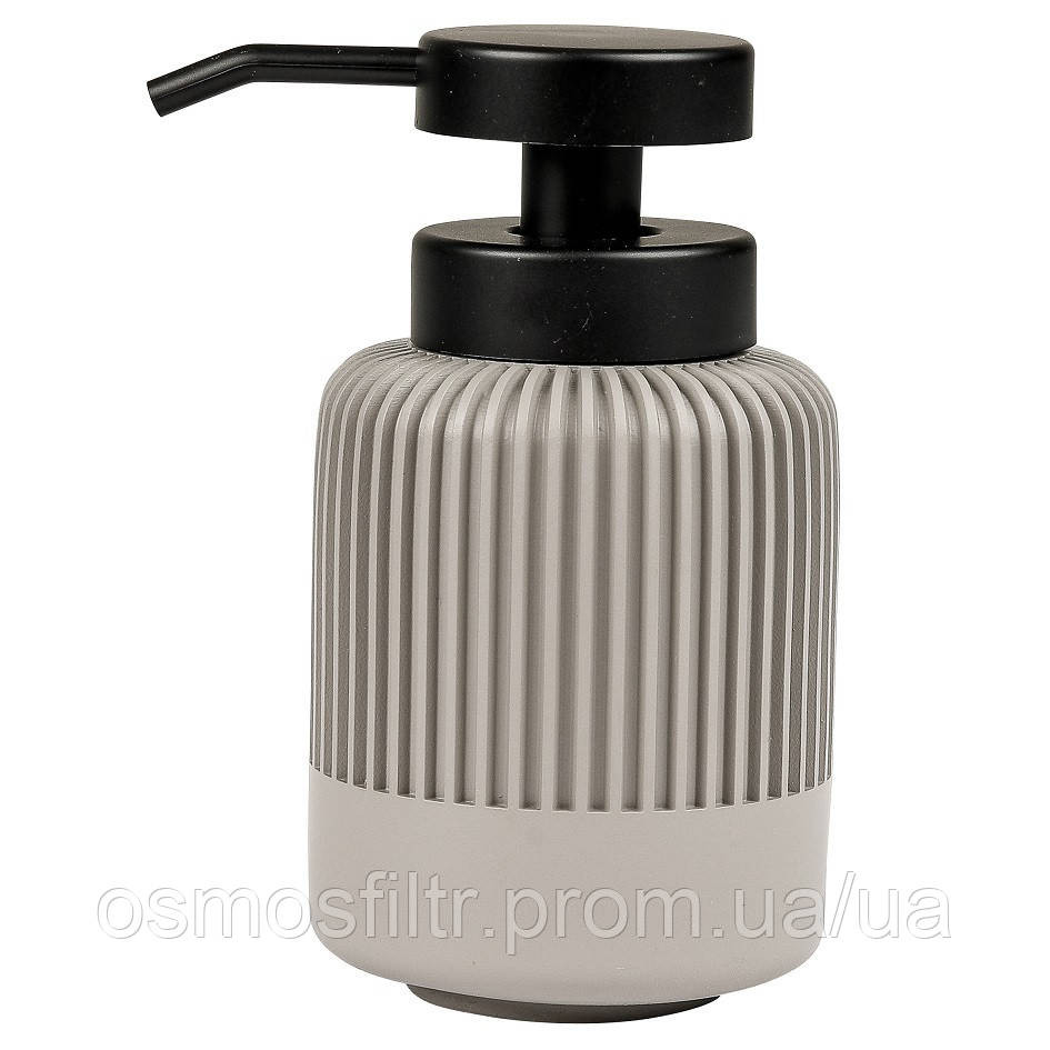 Диспенсер  "Рая" сірий полігума 250 мл O 8 см, Н 13,3 см Київ - фото 1