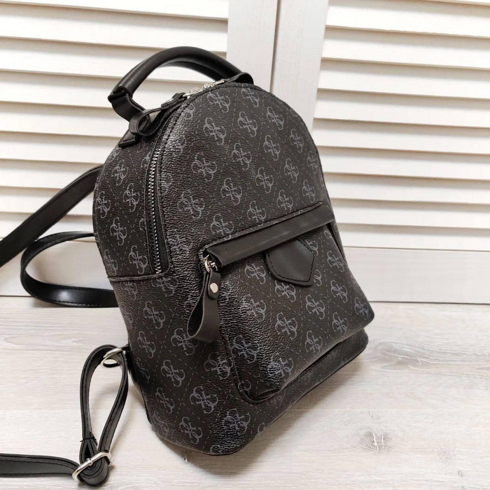 Женский рюкзак классический брендовый. Женский маленький брендовый рюкзак Черный 816 Киев - изображение 2