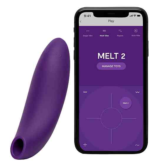 Клиторальный вакуумный смарт-стимулятор We-Vibe Melt 2 фиолетовый Sex Aura Киев