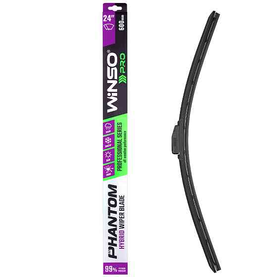 Щетка стеклоочистителя гибридная Winso Pro Phantom 24/600мм Львов