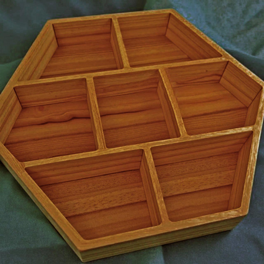 Менажниця дерев'яна "Сонора" охра Миколаїв - фото 1