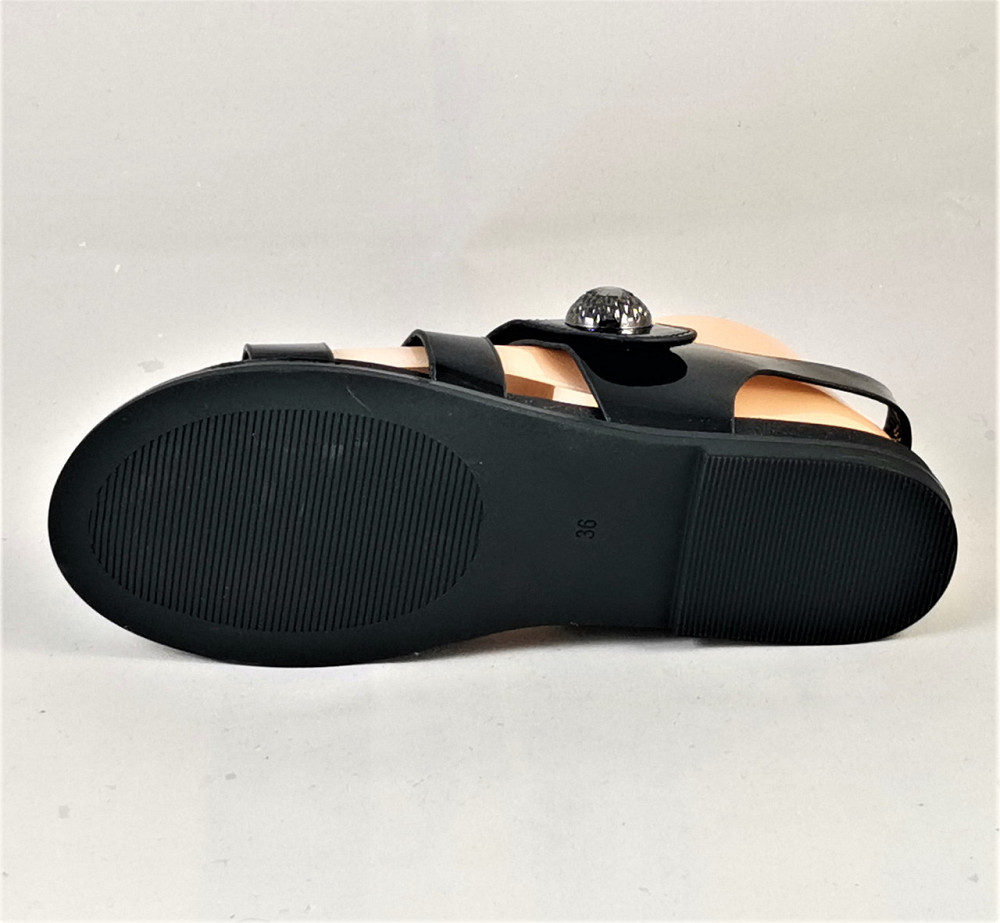 Жіночі Сандалії Босоніжки Чорні Літні Лакові (розміри: 37,38,39) — 8-61 Дніпро - фото 7