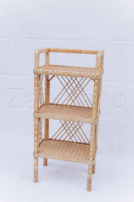 Стелаж плетений на 3 полиці Київ - фото 4