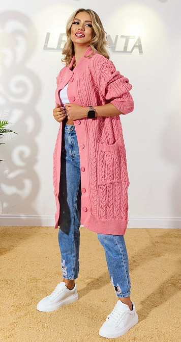 Кардиган мелкие косы (50-52) Киев - изображение 4