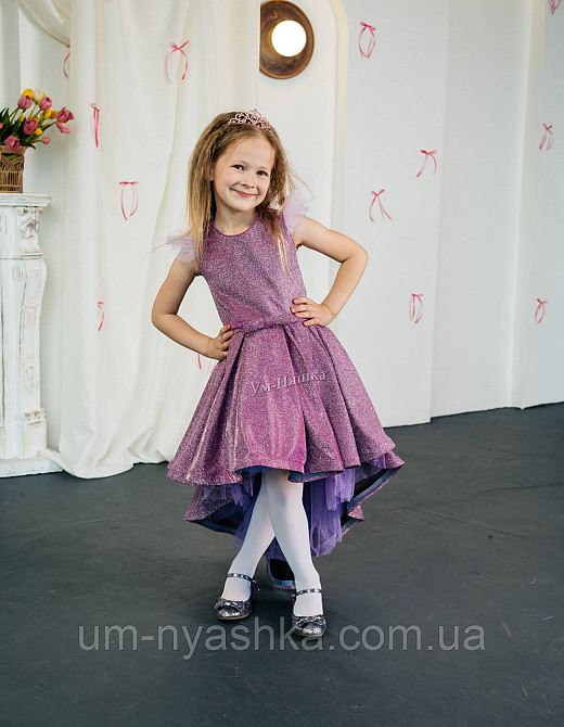 Платье звездочки Пышное удлиненное блестящее платье люрекс Кривой Рог - изображение 2