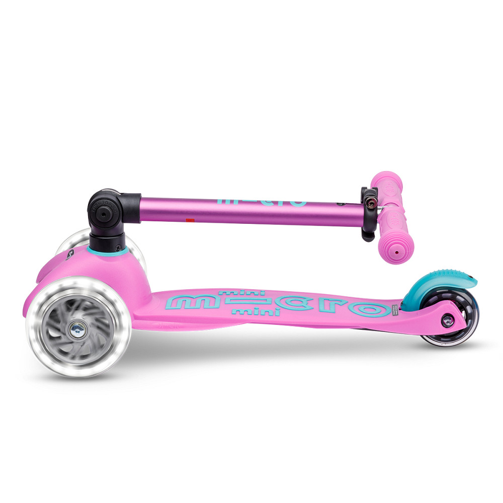 Самокат MICRO складний серії Mini Deluxe Foldable LED – Лавандовий Днепр - изображение 11