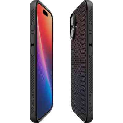 Чехол для мобильного телефона Spigen Liquid Air iPhone 17 Matte Black (ACS10369) Винница