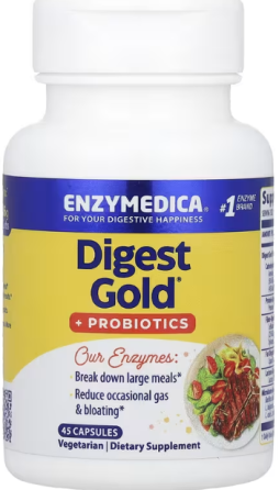 Ферменти та пробіотики для травлення Enzymedica Digest Gold + Probiotics 45 капс Київ