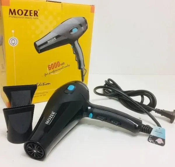 Профессиональный Фен для волос 6000Вт Mozer MZ-3100, 2 температурных режима, 2 насадки, холодный обдув Одесса - изображение 2
