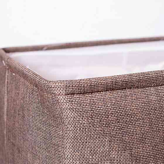 Мягкая корзина для белья коричневая 47 л Киев