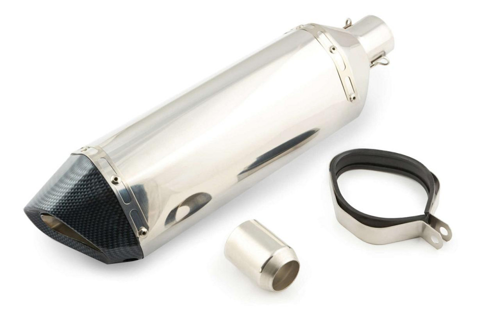 Глушитель (тюнинг) 460*13 см (нержавейка, хром, mod:2) 118 Мукачево - изображение 1