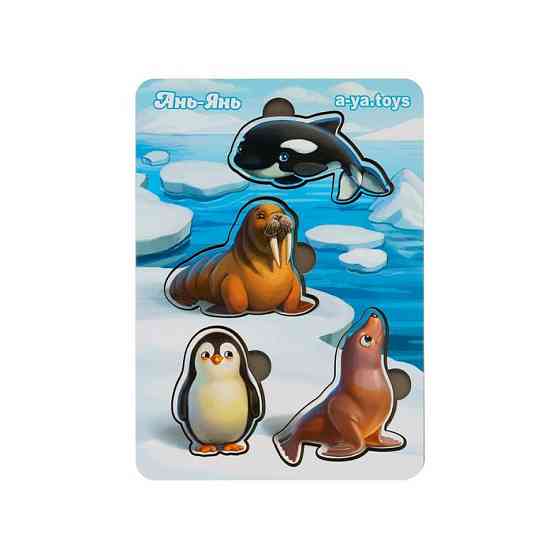 Деревянный пазл-вкладыш 