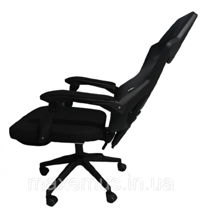 Компьютерное офисное кресло Bonro B9-1 8 черное с подставкой для ног эргономичное кресло с системой качания Multiblock Мостиська - фото 12