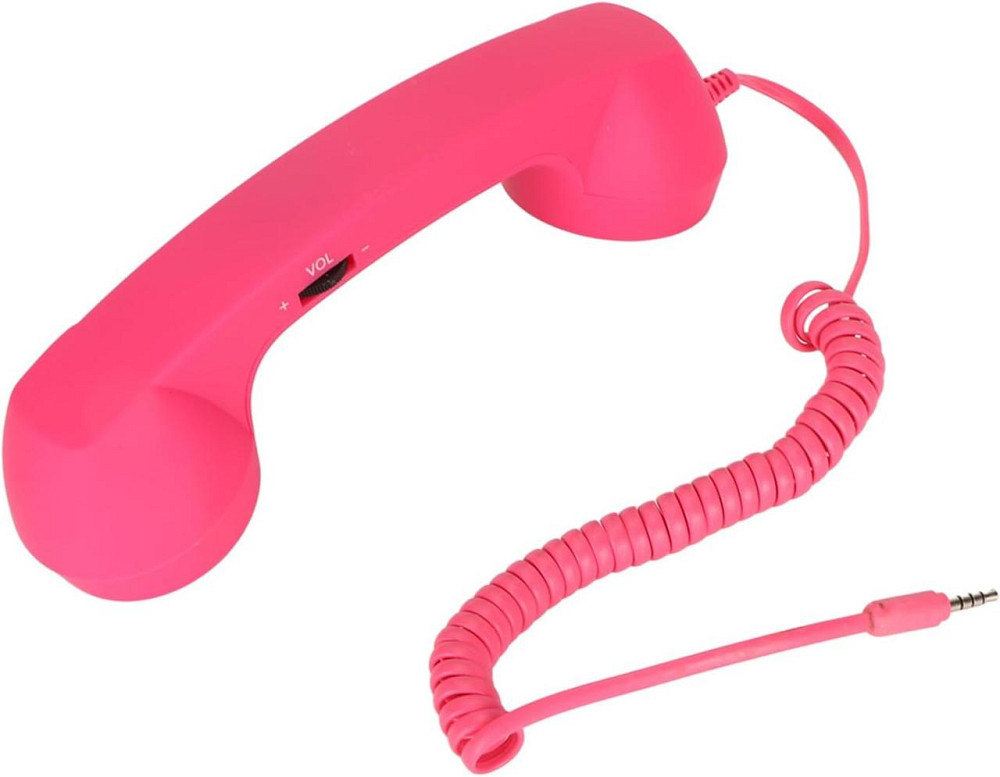 Гарнитура-трубка RESTEQ — розовая ретро-трубка для смартфона, телефонная гарнитура с разъемом 3.5 мм Киев - изображение 5