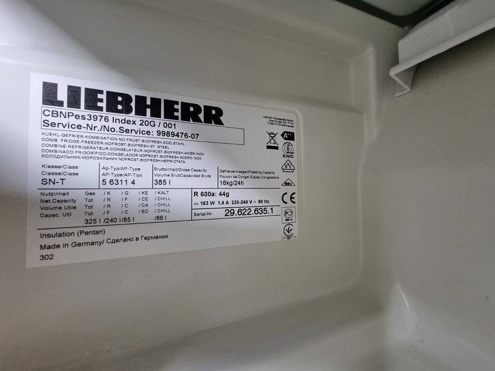 Холодильник Liebherr CBNPes 3976 (товар вживаний) Луцк - изображение 8