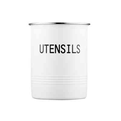 Аксесуар кухонний Ardesto Підставка для кухонного приладдя Midori 12х15.5см, метал, білий (AR0915W) Вінниця