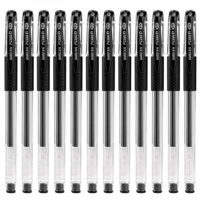 Ручка гелевая Baoke с гриппом 0.5 мм, черная (PEN-BAO-PC880D-B) Винница