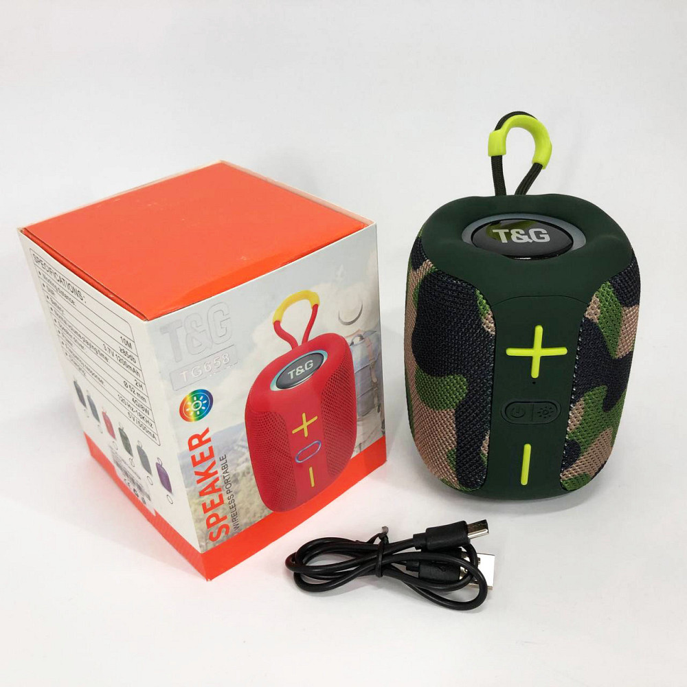 Стерео колонка переносна TG658, Портативна колонка з підтримкою bluetooth переносна для музики ED-81 Івано-Франківськ - фото 6