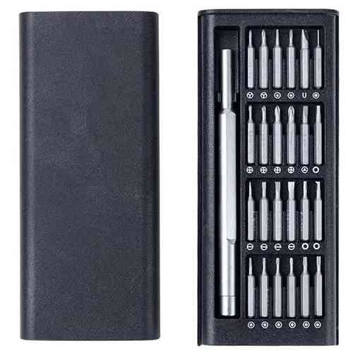 Отвертка прецизионная с 24 битами, для ремонта электроники, в кейсе Винница