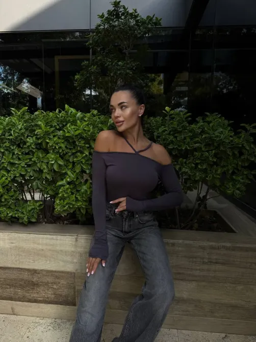 Жіночий лонгслів з відкритими плечима Одеса - фото 9