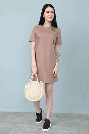 Літня сукня з кишенями "Tiffany" оптом Капучіно, 42-44 Київ