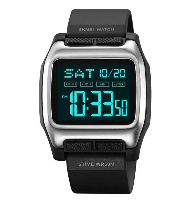 Годинник чоловічий спортивний наручний Skmei 2193 (Сріблястий) Вінниця - фото 3
