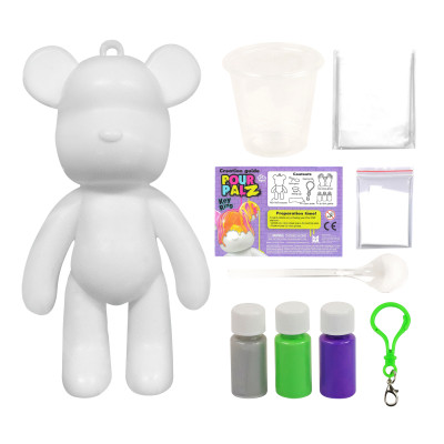 Набір для творчості ToyMonster Pour Palz Флюїд Арт - Брелок Ведмедик (GS-G08162) Вінниця - фото 4