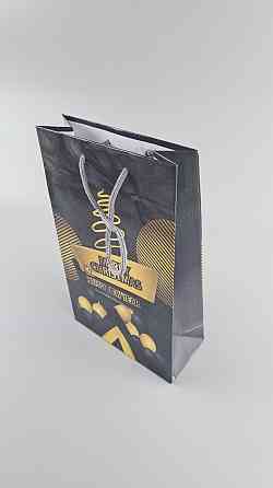 Новорічні пакети для подарунків, середній 17x26x8-037 (12 шт.) Харків