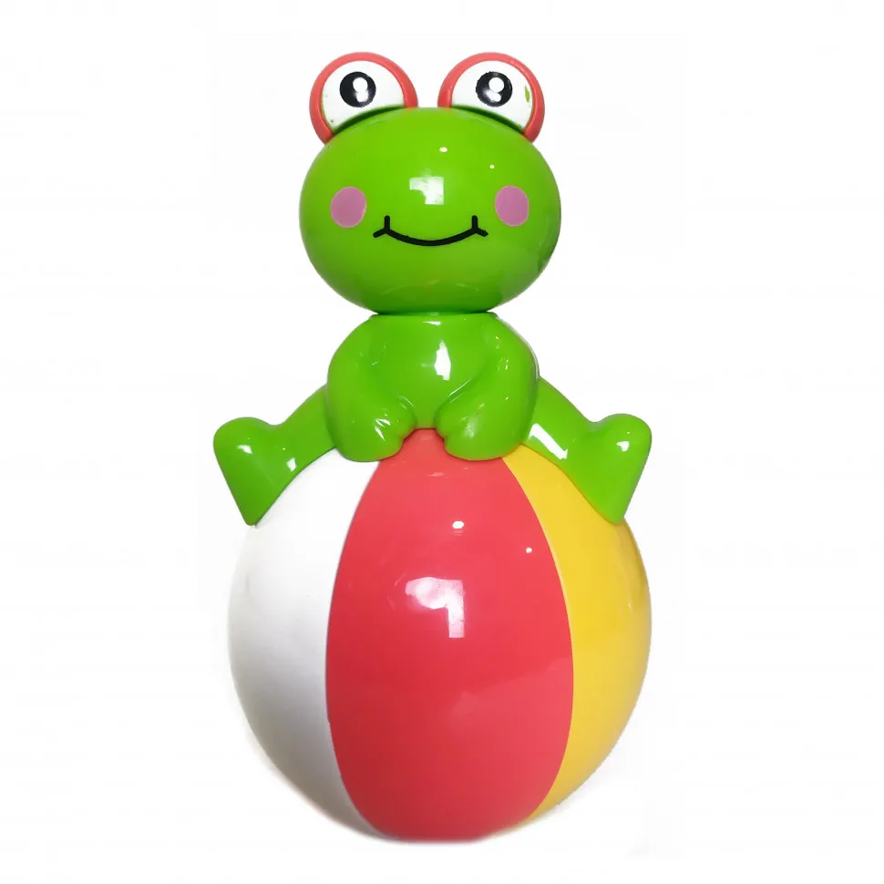 Игрушка Неваляшка 6521 со звуковыми эффектами Лягушка Винница - изображение 1