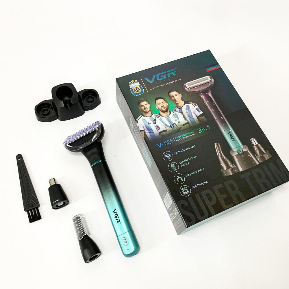 Электрическая мужская бритва для бороды VGR V-625, Профессиональная электробритва для дома XO-11 Львов - изображение 15
