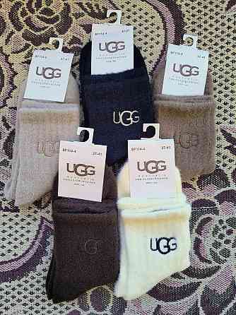 Жіночі теплі високі шкарпетки UGG. Набір теплих шкарпеток UGG (5 шт. в уп). Розмір 37-41 Київ