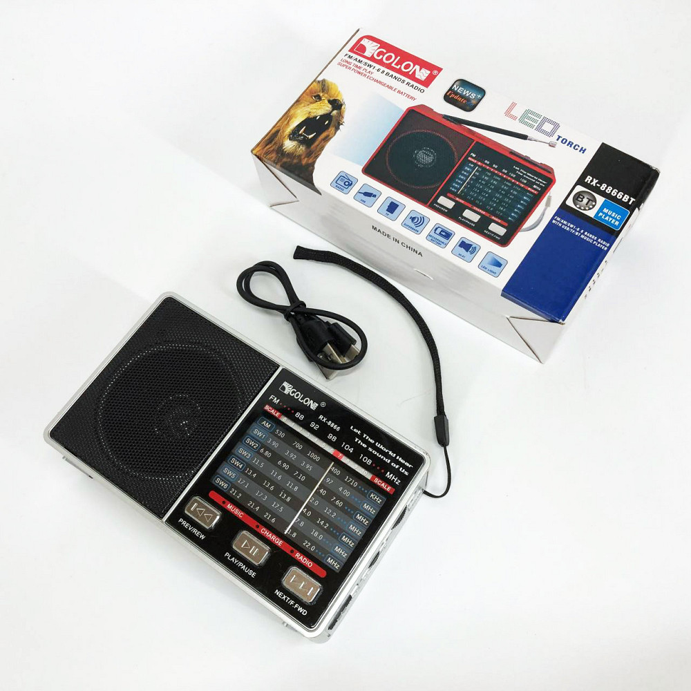 Портативне аварійне радіо, що працює від мережі, Портативне радіо, Радіоприймач з гарною якістю прийому DV-80 Львів - фото 12