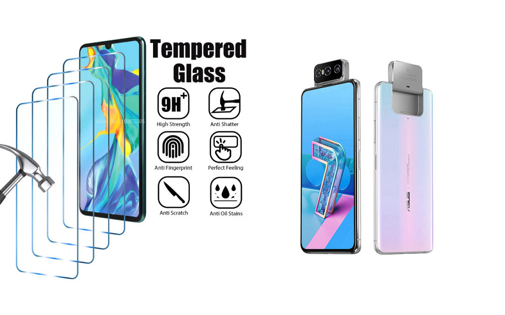 Защитное стекло ArmorGlass для Asus ZenFone 7, Zenfone 7 Pro – устойчивое к царапинам и ударам Киев - изображение 1